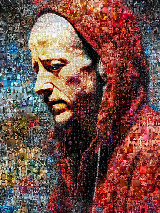 Chester Bennington Mosaic Art Print - Tribute to Linkin Park's Iconic Frontman AtelierMosaics