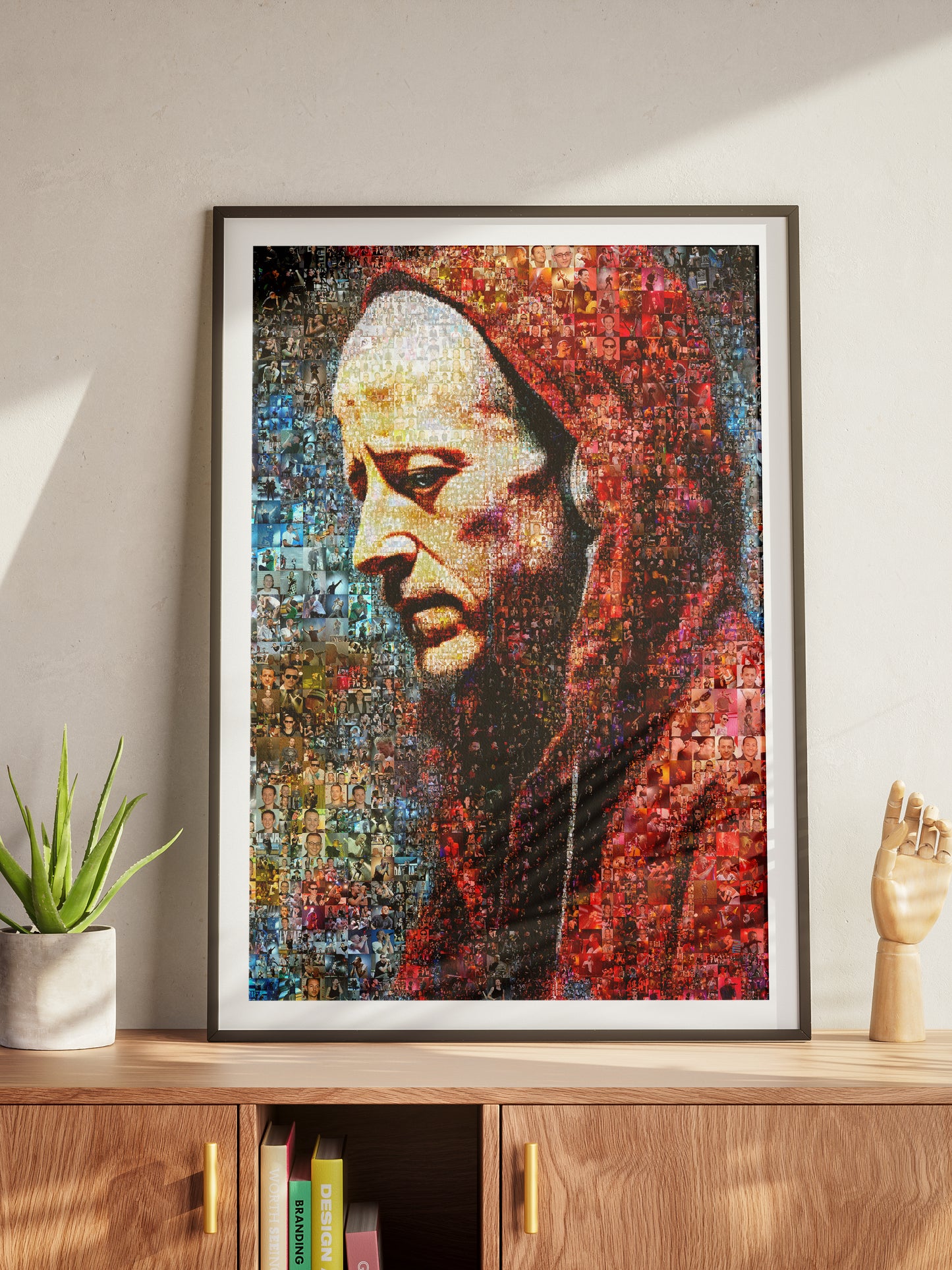 Chester Bennington Mosaic Art Print - Tribute to Linkin Park's Iconic Frontman AtelierMosaics