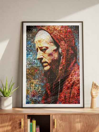 Chester Bennington Mosaic Art Print - Tribute to Linkin Park's Iconic Frontman AtelierMosaics