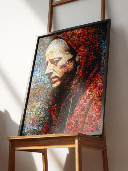 Chester Bennington Mosaic Art Print - Tribute to Linkin Park's Iconic Frontman AtelierMosaics