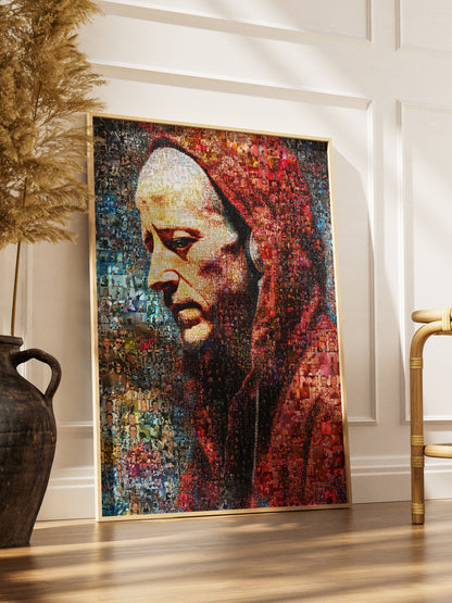 Chester Bennington Mosaic Art Print - Tribute to Linkin Park's Iconic Frontman AtelierMosaics