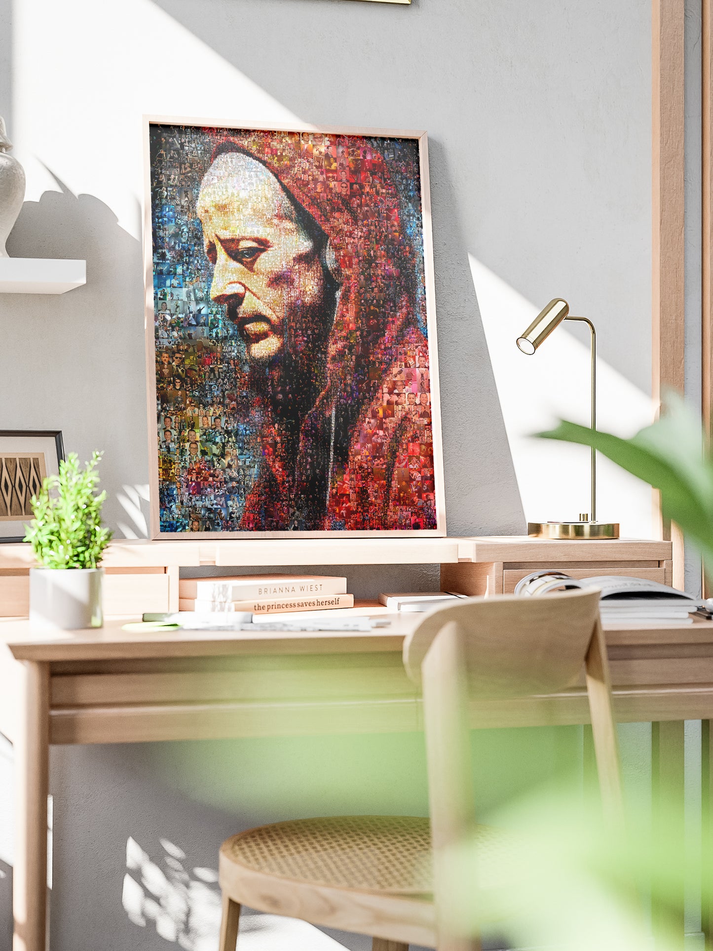 Chester Bennington Mosaic Art Print - Tribute to Linkin Park's Iconic Frontman AtelierMosaics