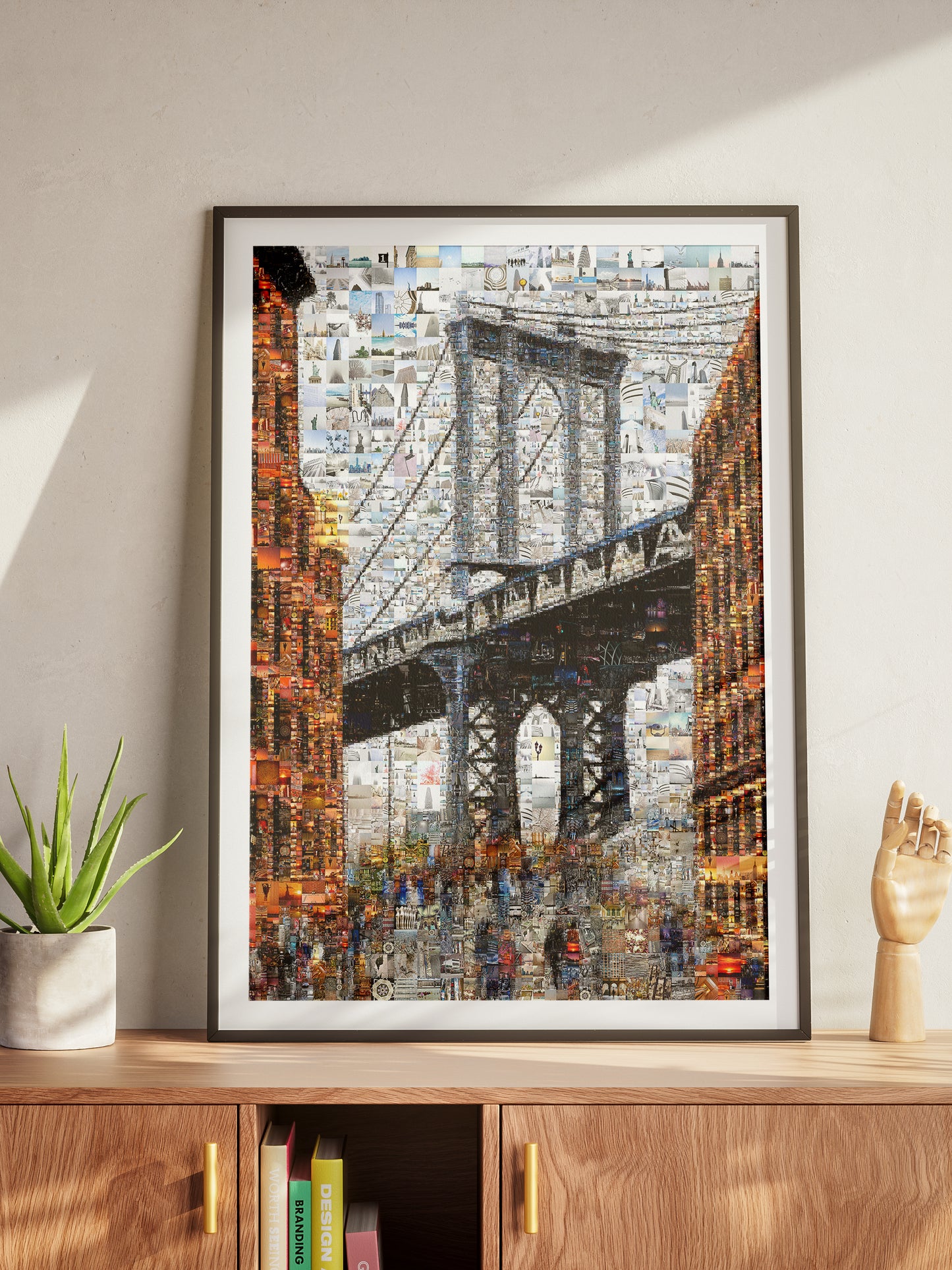 Stunning Brooklyn Bridge Mosaic Art - Unique Wall Décor for Home & Office | Perfect Gift Idea AtelierMosaics
