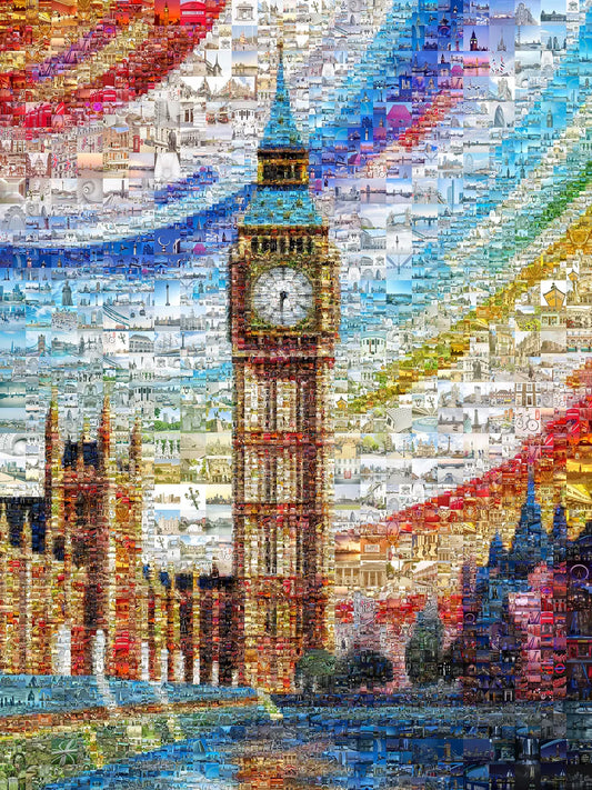 Stunning London Mosaic Artwork Featuring Iconic Landmarks and Vibrant Colors AtelierMosaics