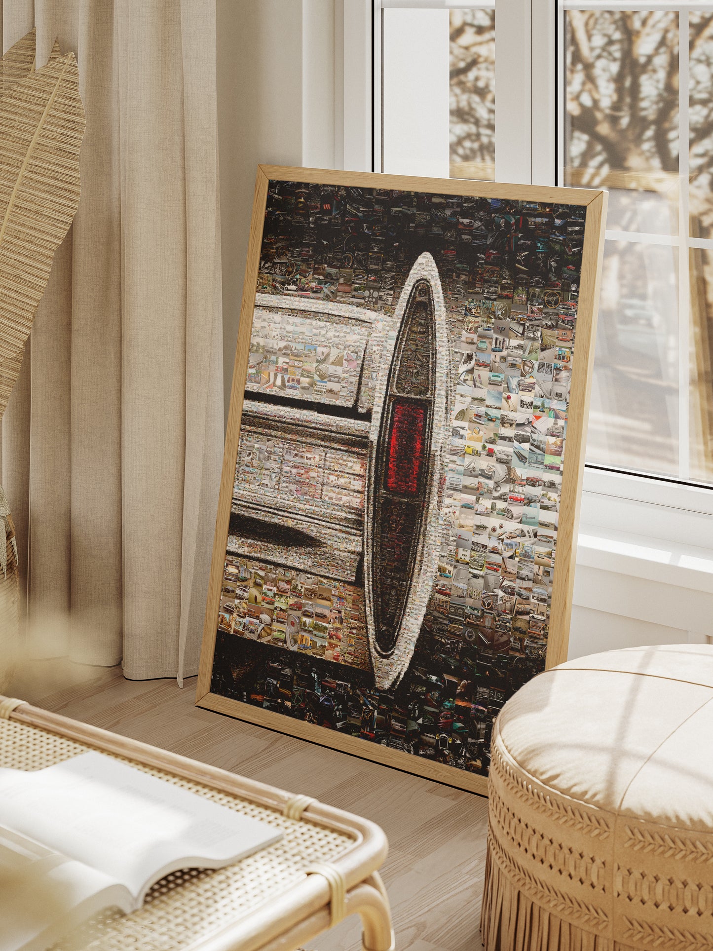 Stunning Automotive Mosaic Art - Unique Car-Themed Wall Decor for Car Lovers and Enthusiasts AtelierMosaics