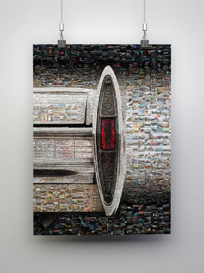 Stunning Automotive Mosaic Art - Unique Car-Themed Wall Decor for Car Lovers and Enthusiasts AtelierMosaics