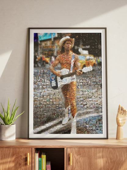 Vibrant Mosaic Art of a Guitarist: A Stunning Tribute to Music and Culture AtelierMosaics