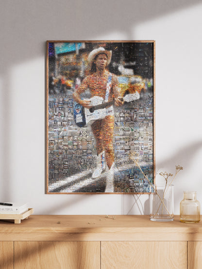 Vibrant Mosaic Art of a Guitarist: A Stunning Tribute to Music and Culture AtelierMosaics