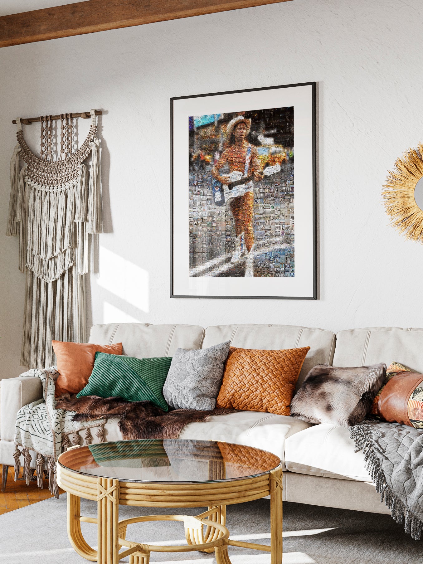 Vibrant Mosaic Art of a Guitarist: A Stunning Tribute to Music and Culture AtelierMosaics