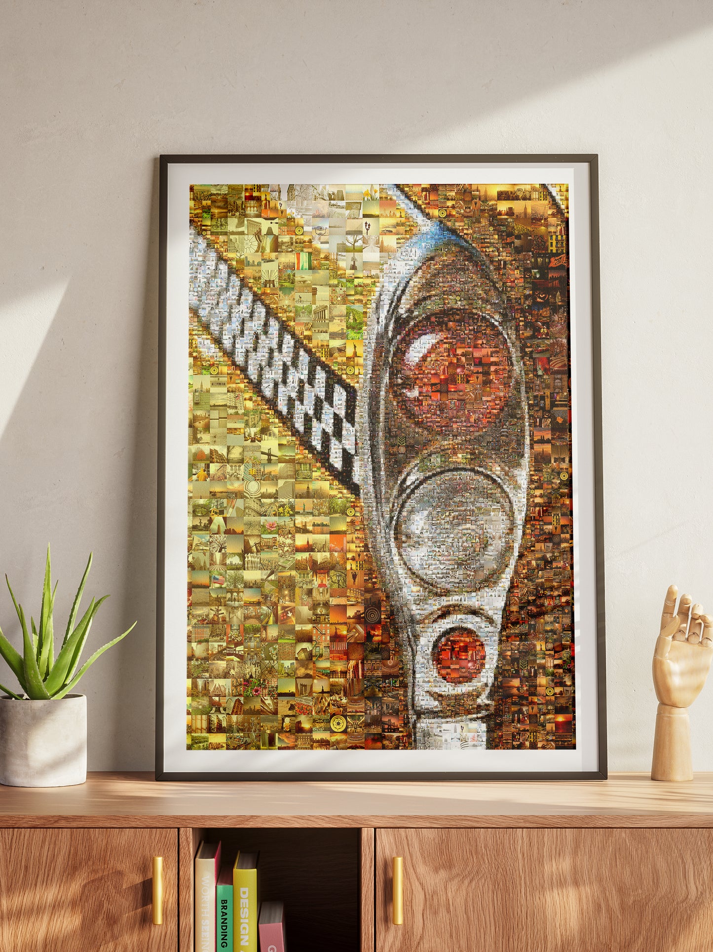 Stunning Traffic Light Mosaic Artwork - Unique Wall Decor for Home & Office AtelierMosaics