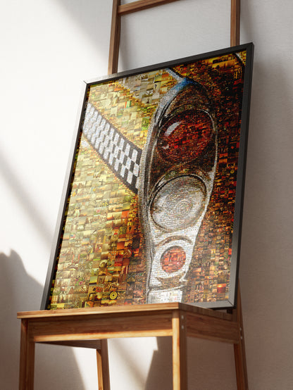 Stunning Traffic Light Mosaic Artwork - Unique Wall Decor for Home & Office AtelierMosaics