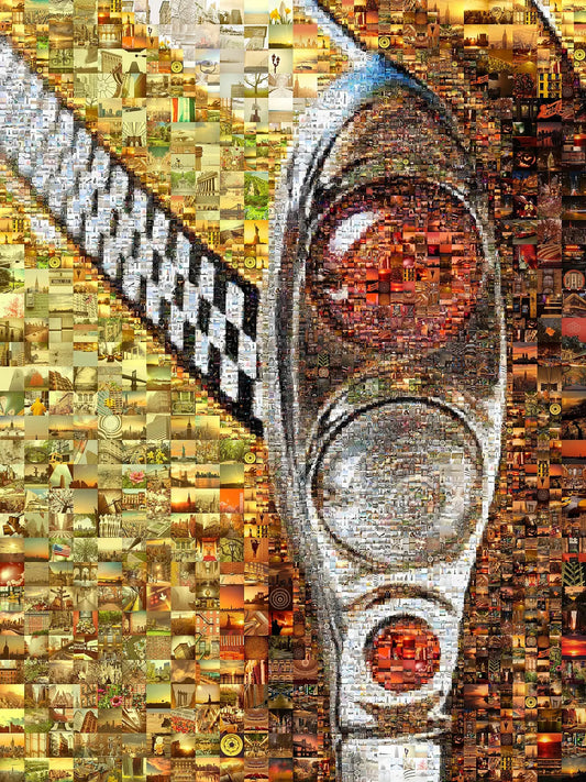 Stunning Traffic Light Mosaic Artwork - Unique Wall Decor for Home & Office AtelierMosaics