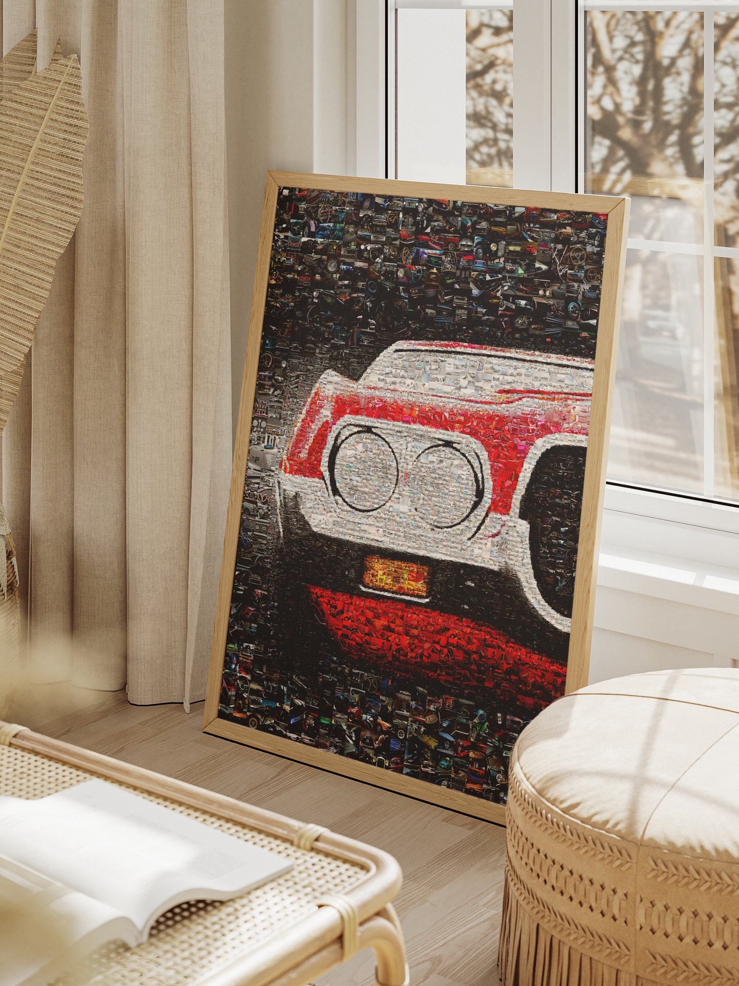 Stunning Mosaic Artwork of Classic Cars - Unique Automotive Wall Art for Car Lovers AtelierMosaics