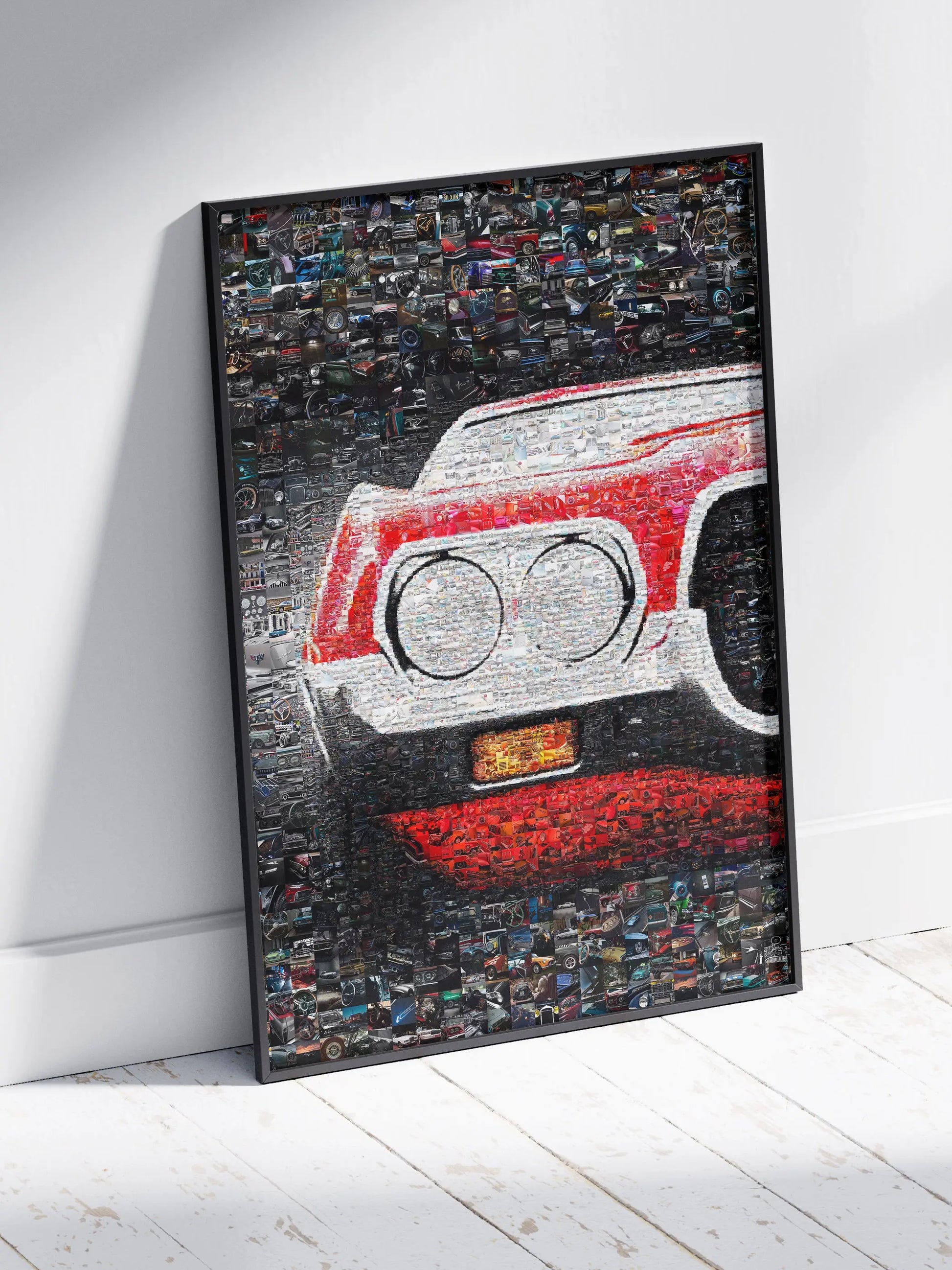 Stunning Mosaic Artwork of Classic Cars - Unique Automotive Wall Art for Car Lovers AtelierMosaics