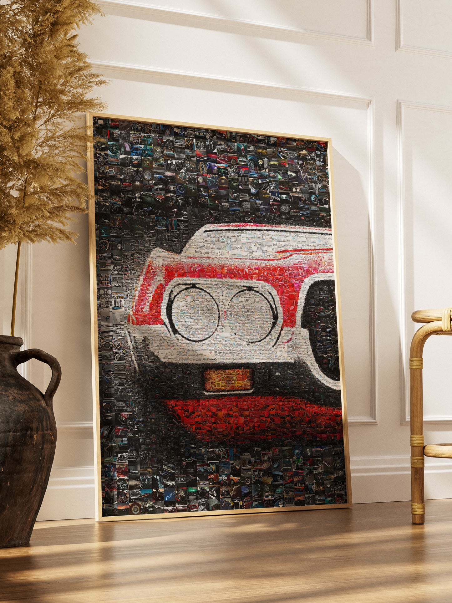 Stunning Mosaic Artwork of Classic Cars - Unique Automotive Wall Art for Car Lovers AtelierMosaics
