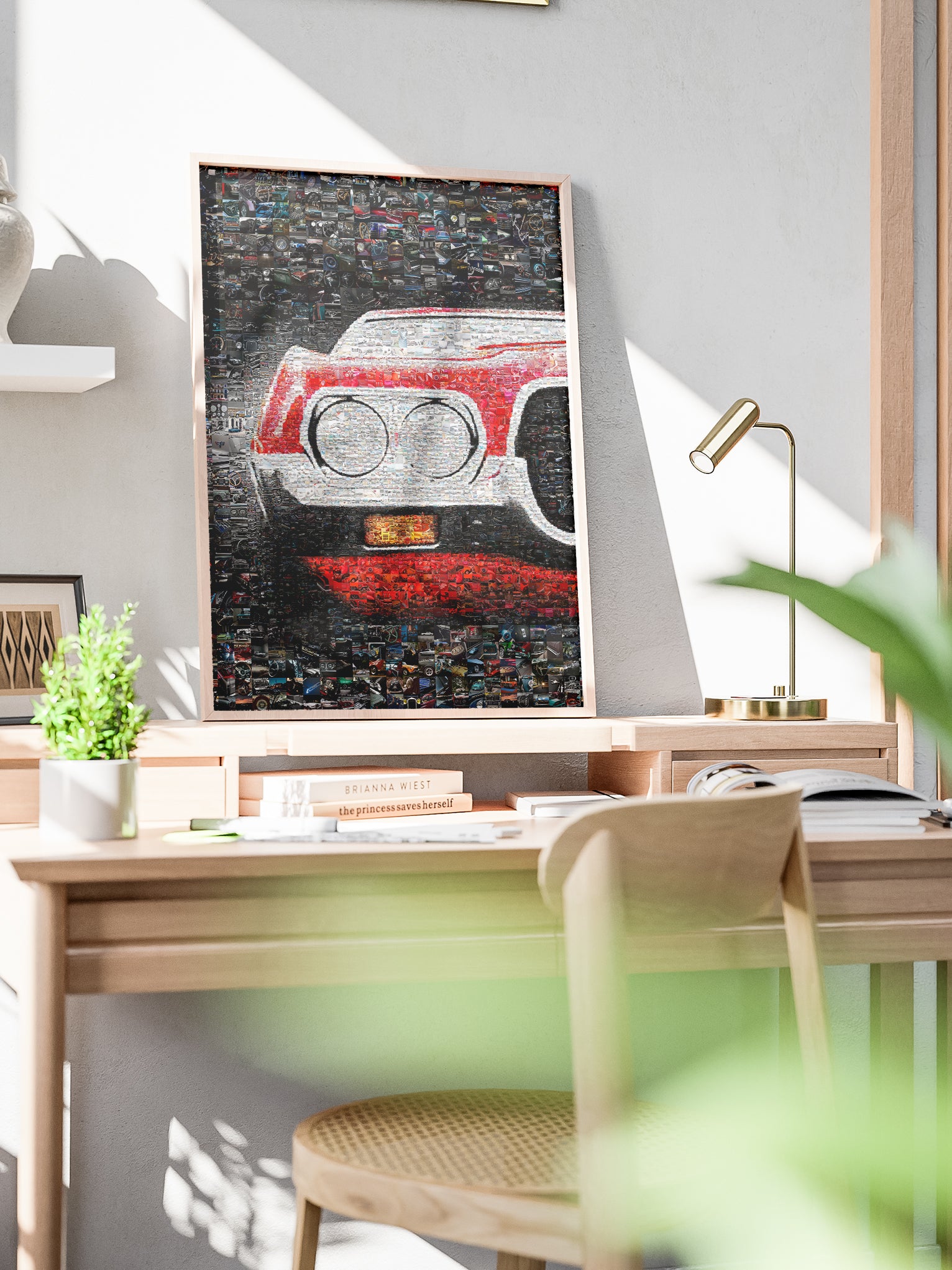 Stunning Mosaic Artwork of Classic Cars - Unique Automotive Wall Art for Car Lovers AtelierMosaics