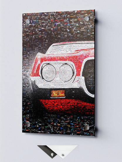 Stunning Mosaic Artwork of Classic Cars - Unique Automotive Wall Art for Car Lovers AtelierMosaics