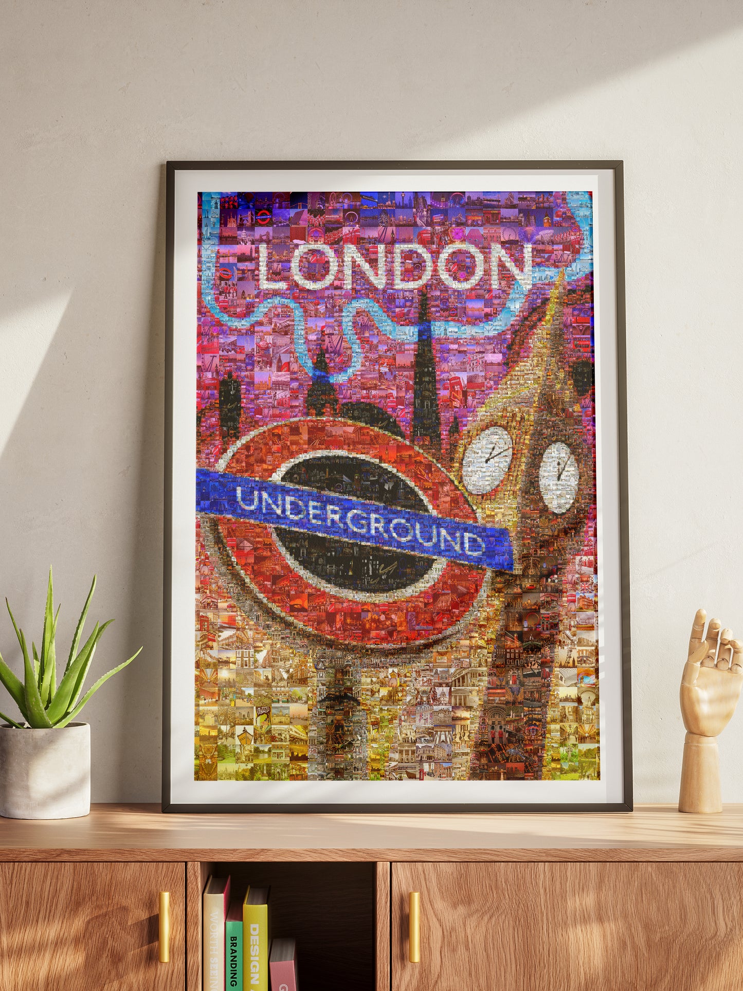 Stunning London Mosaic Artwork - Iconic Underground Design with Vibrant City Scenes AtelierMosaics