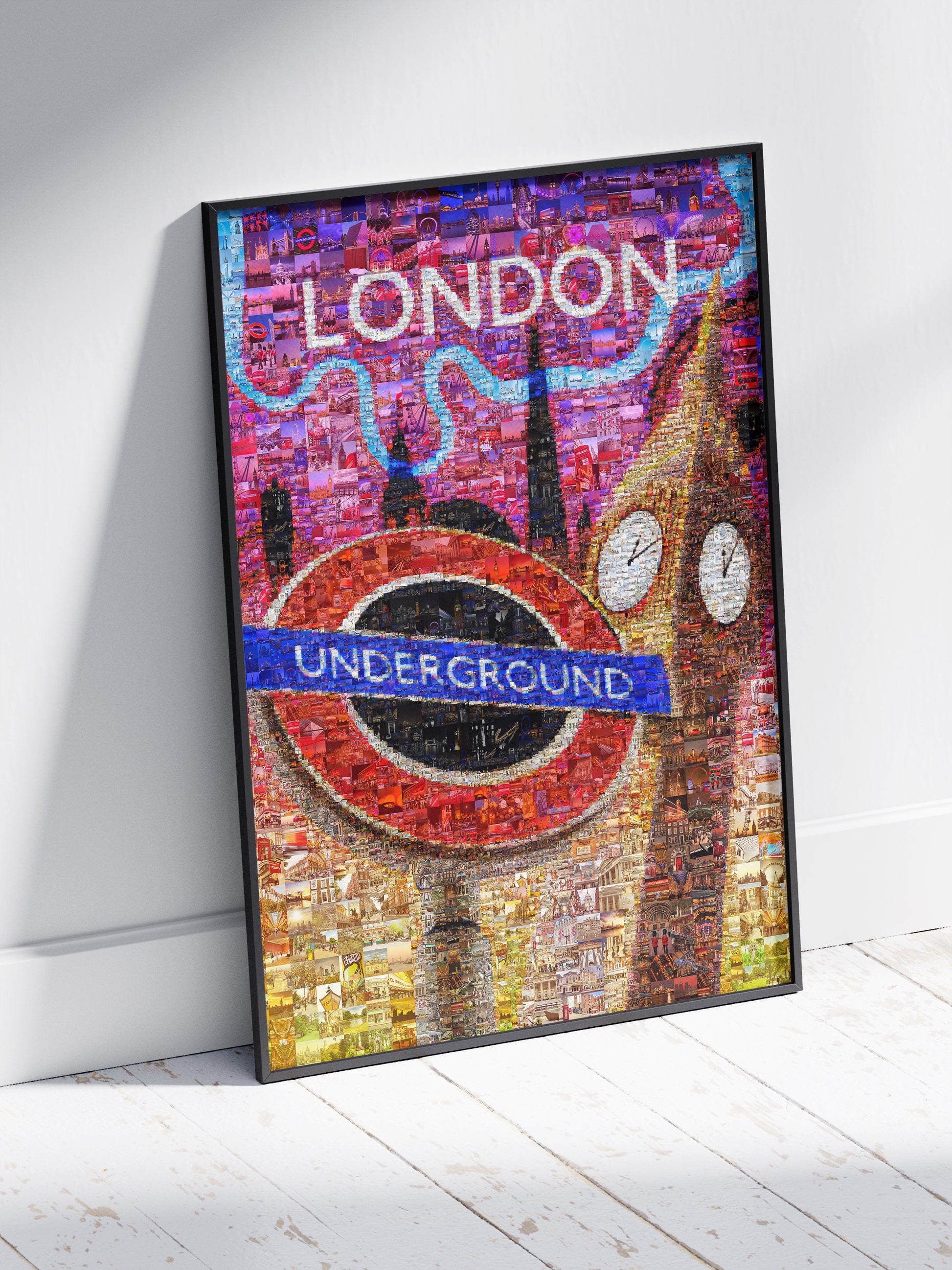 Stunning London Mosaic Artwork - Iconic Underground Design with Vibrant City Scenes AtelierMosaics