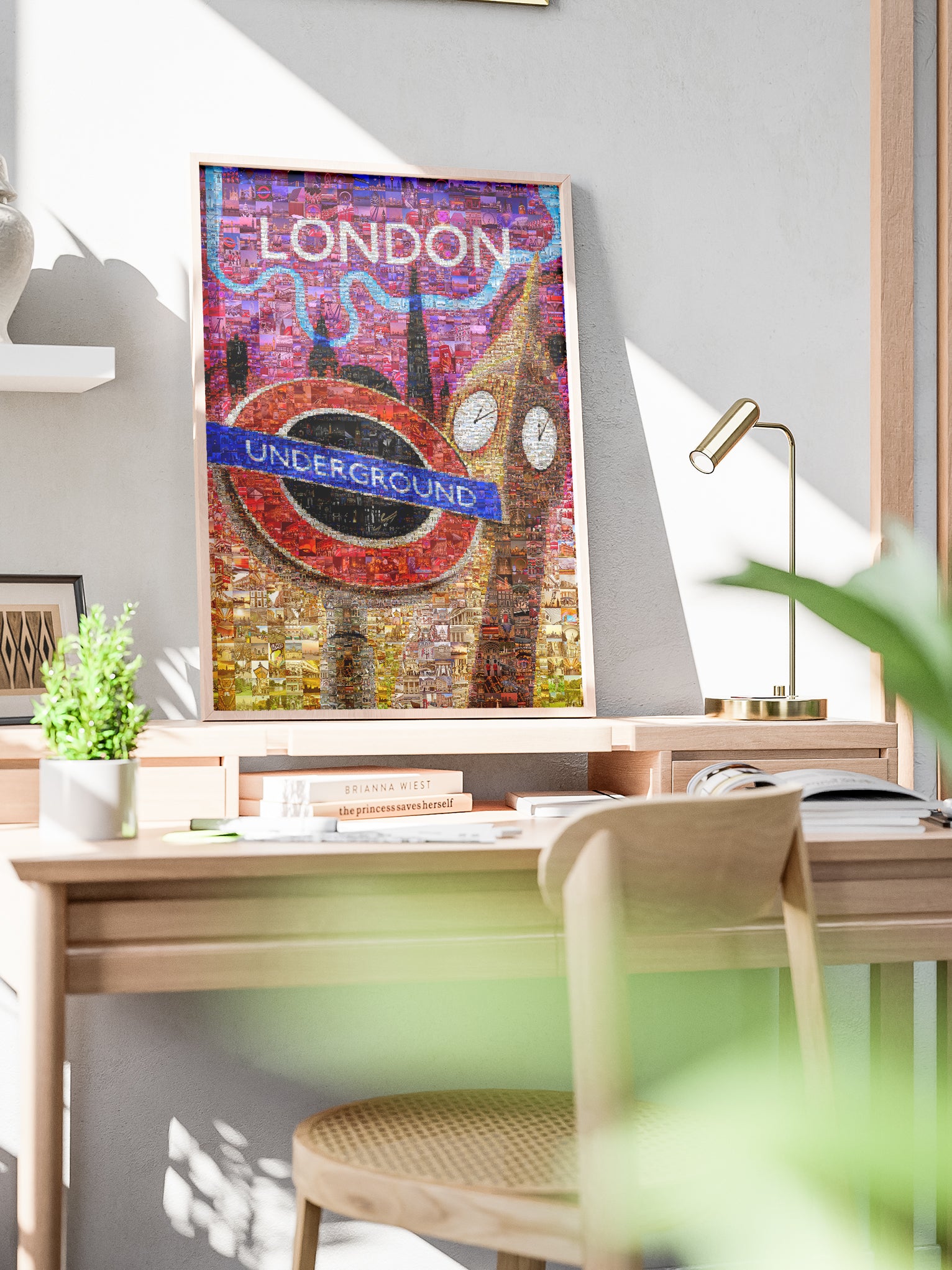 Stunning London Mosaic Artwork - Iconic Underground Design with Vibrant City Scenes AtelierMosaics