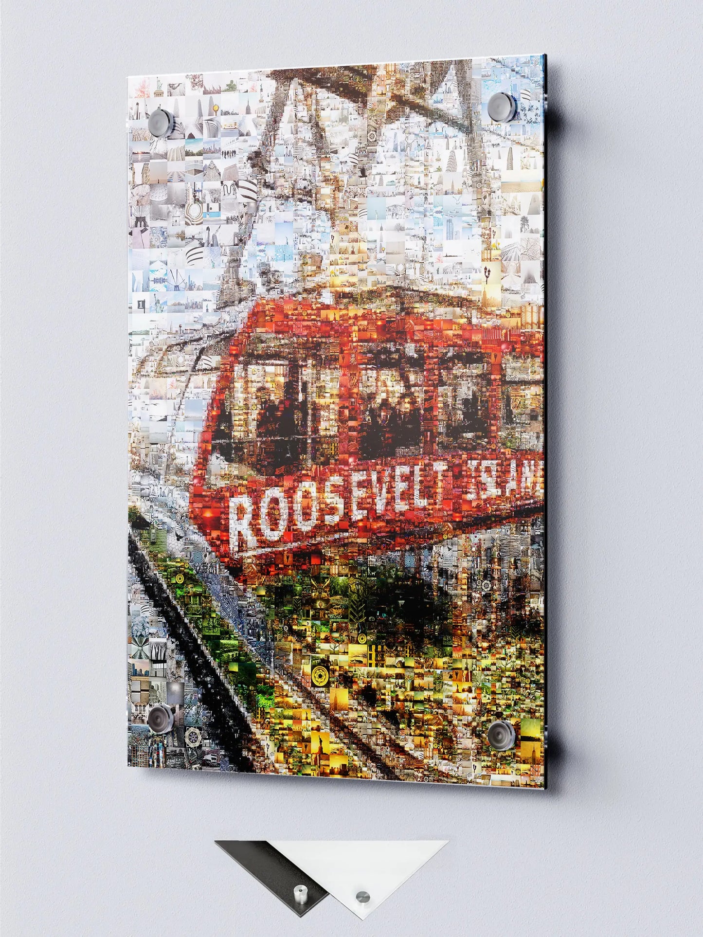 Stunning Roosevelt Island Mosaic Artwork - A Unique Urban Wall Decor for Your Home AtelierMosaics