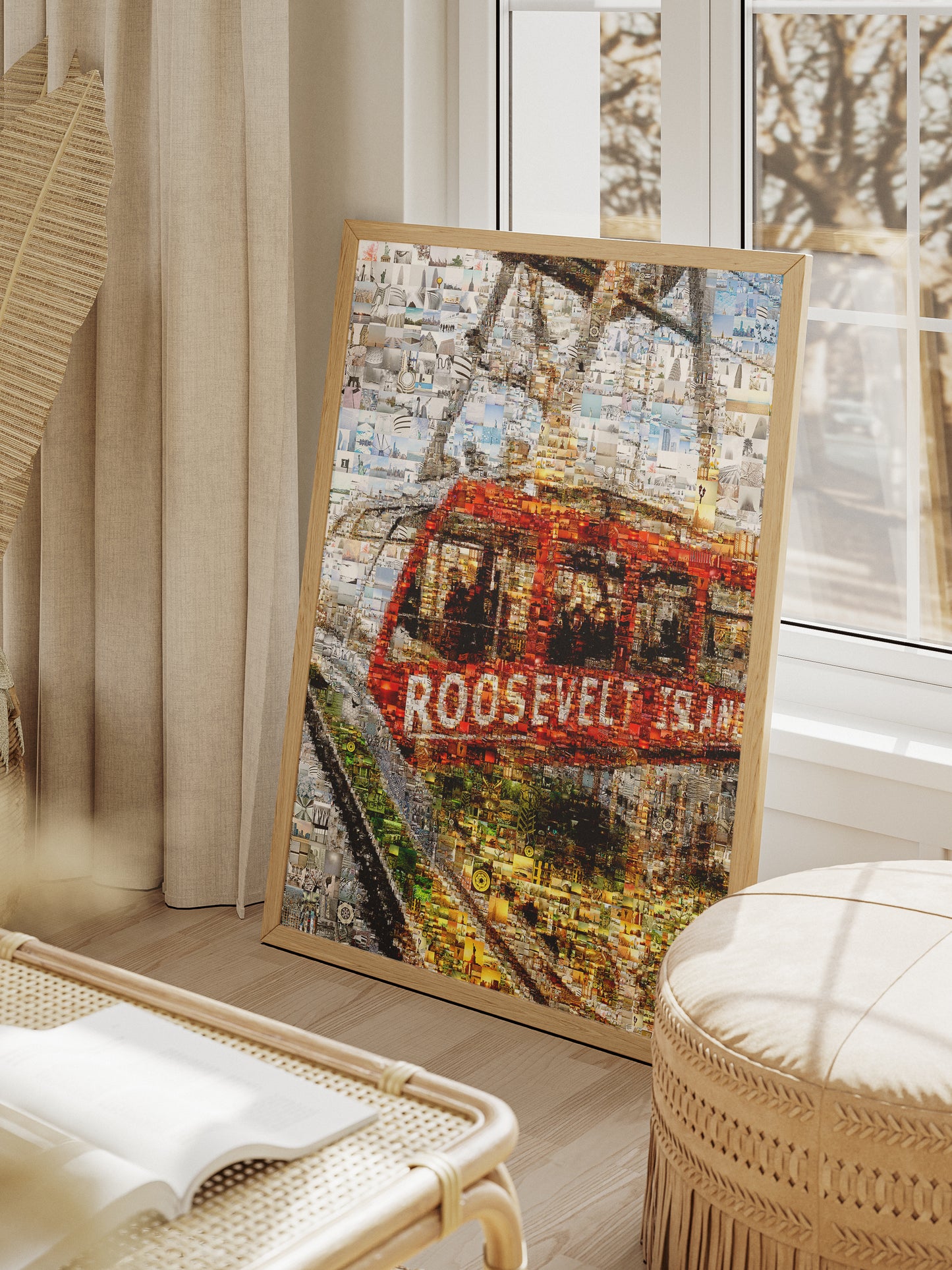 Stunning Roosevelt Island Mosaic Artwork - A Unique Urban Wall Decor for Your Home AtelierMosaics