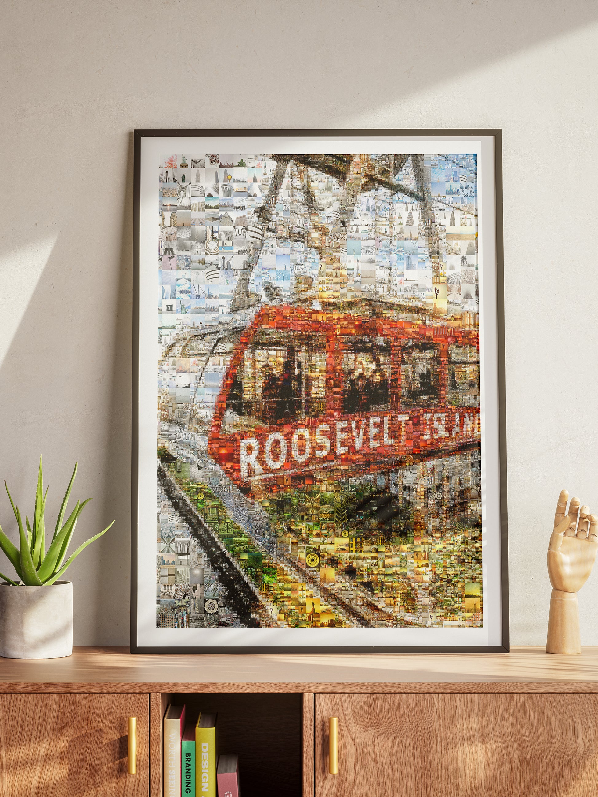 Stunning Roosevelt Island Mosaic Artwork - A Unique Urban Wall Decor for Your Home AtelierMosaics