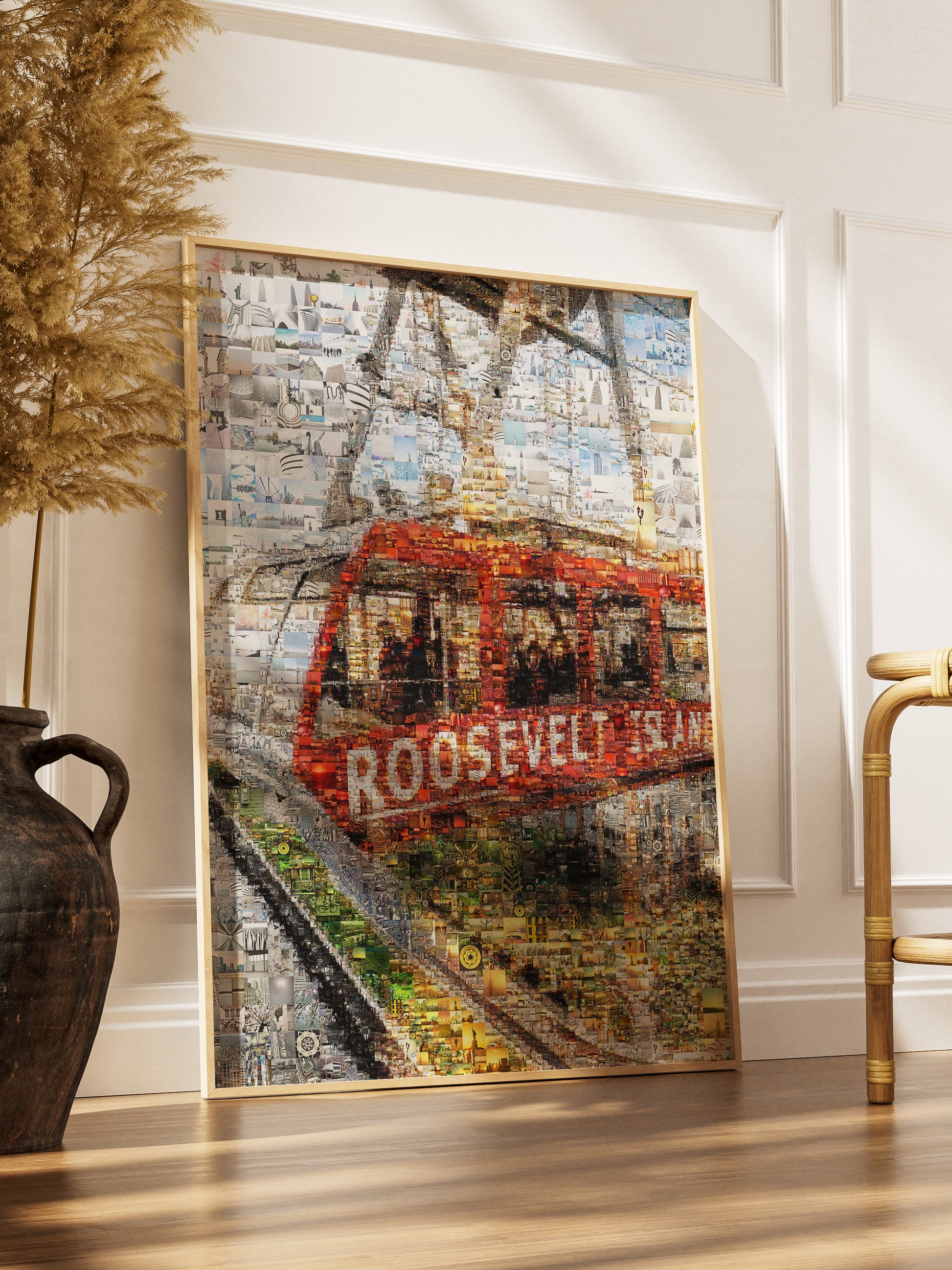Stunning Roosevelt Island Mosaic Artwork - A Unique Urban Wall Decor for Your Home AtelierMosaics