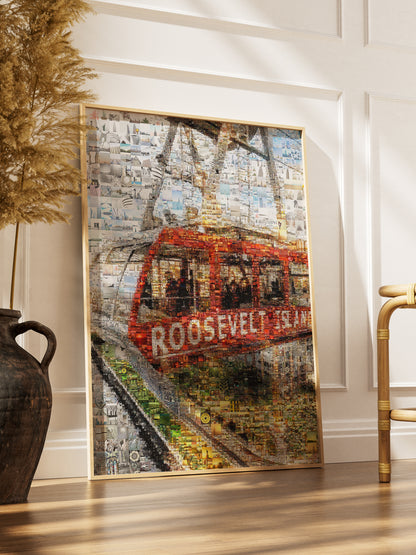 Stunning Roosevelt Island Mosaic Artwork - A Unique Urban Wall Decor for Your Home AtelierMosaics
