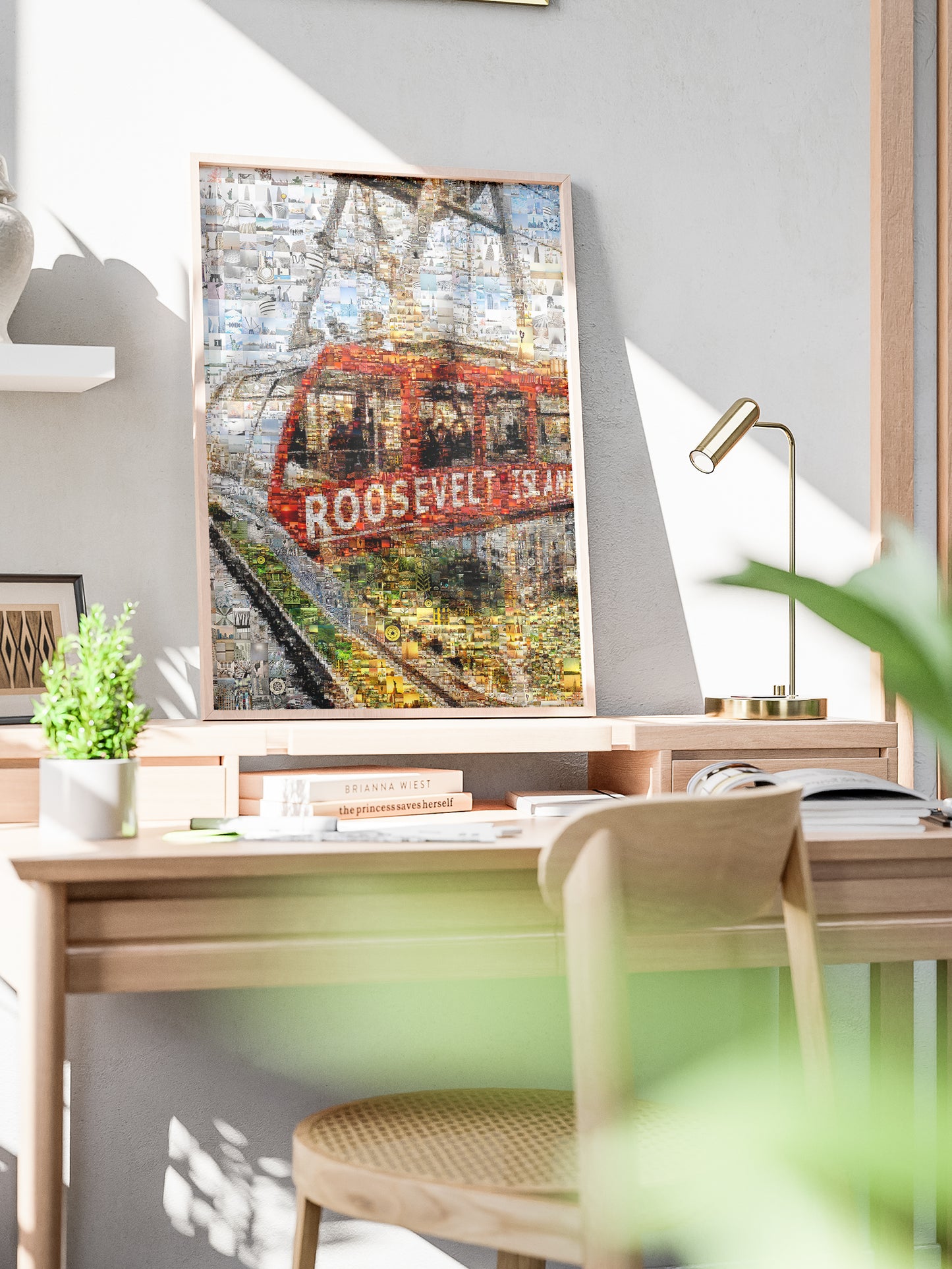 Stunning Roosevelt Island Mosaic Artwork - A Unique Urban Wall Decor for Your Home AtelierMosaics