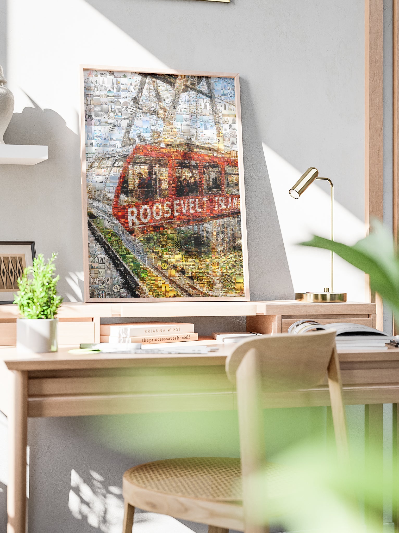 Stunning Roosevelt Island Mosaic Artwork - A Unique Urban Wall Decor for Your Home AtelierMosaics