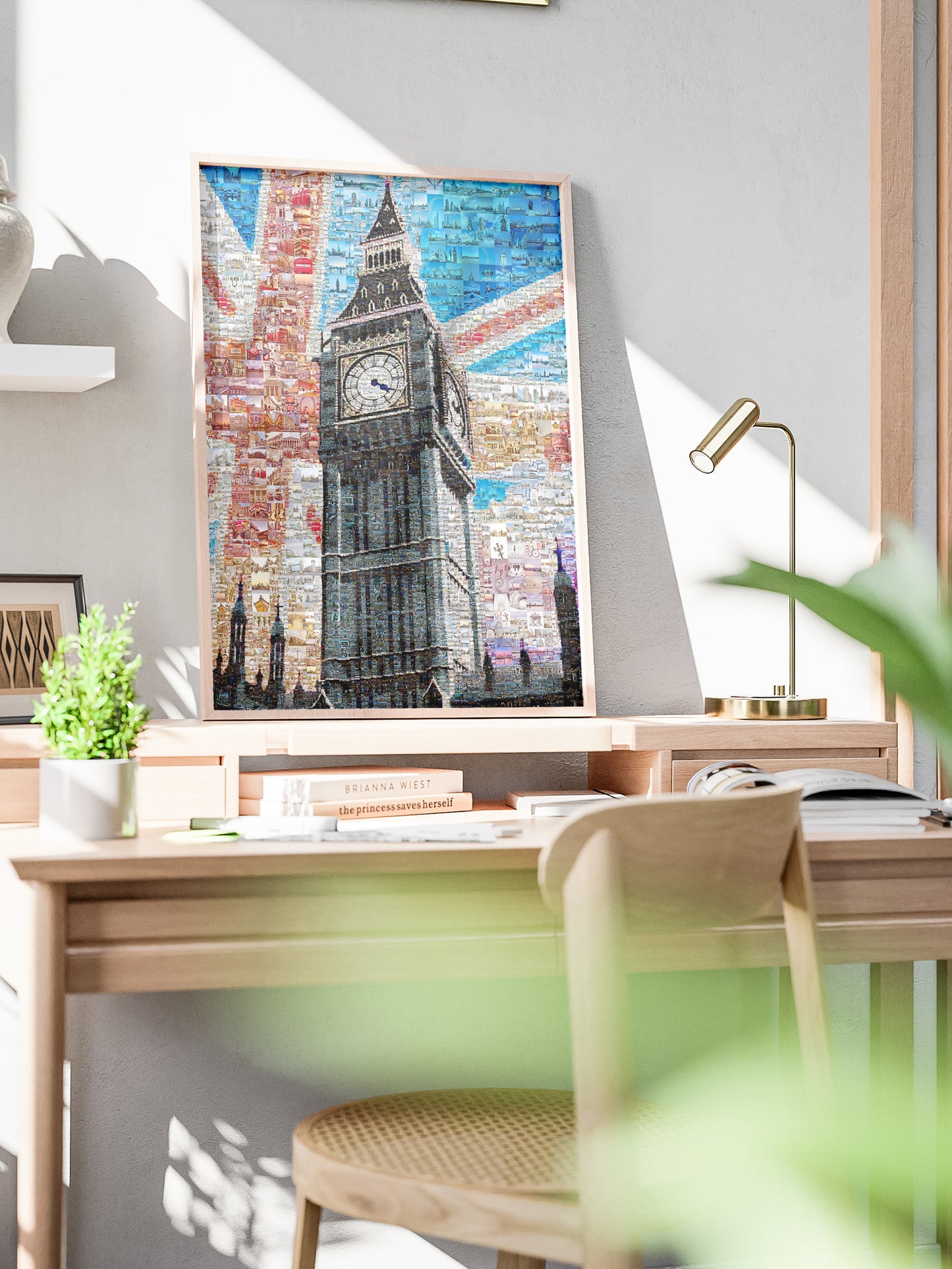Stunning London Mosaic Art Featuring Big Ben and Union Jack - Perfect Wall Decor AtelierMosaics