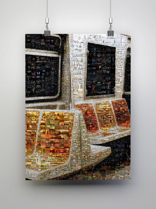 Stunning Mosaic Artwork: Captivating Urban Scenes in Vibrant Colors | Unique Home Decor