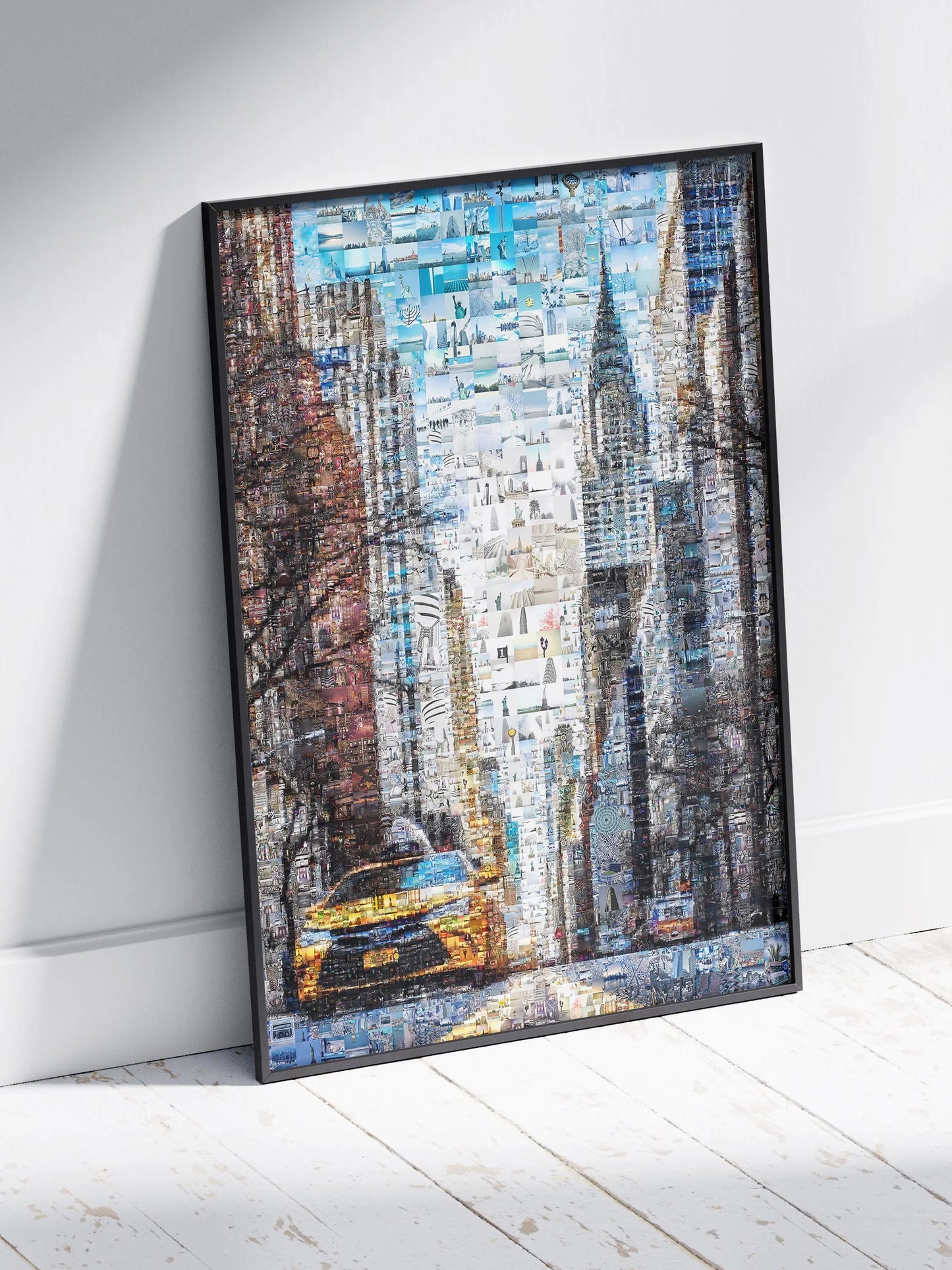 Stunning New York City Mosaic Artwork - Unique Urban Art Print for Home or Office Decor AtelierMosaics