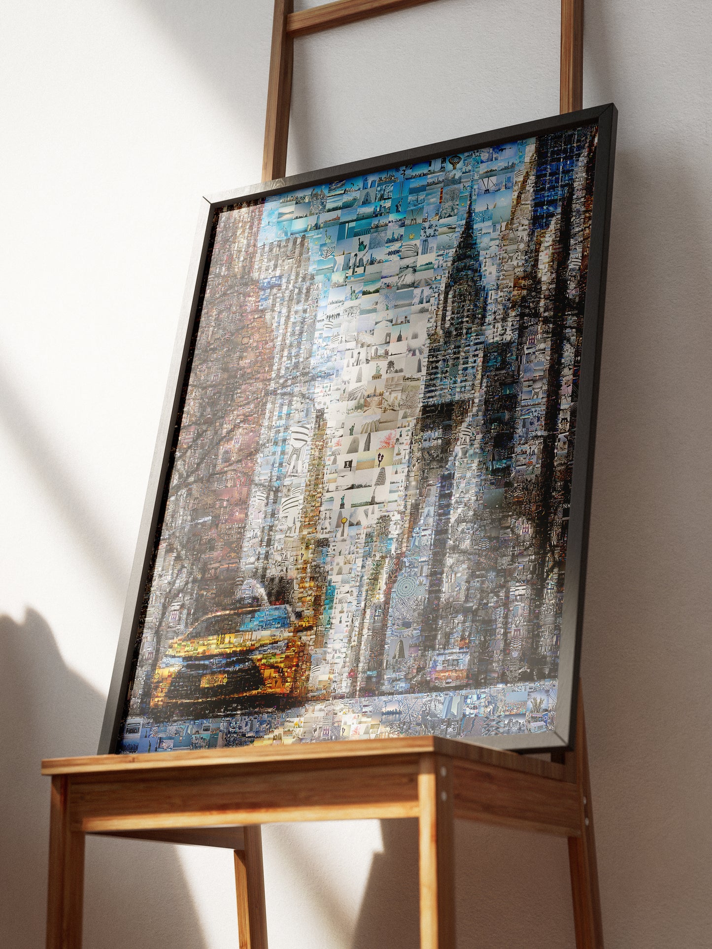Stunning New York City Mosaic Artwork - Unique Urban Art Print for Home or Office Decor AtelierMosaics
