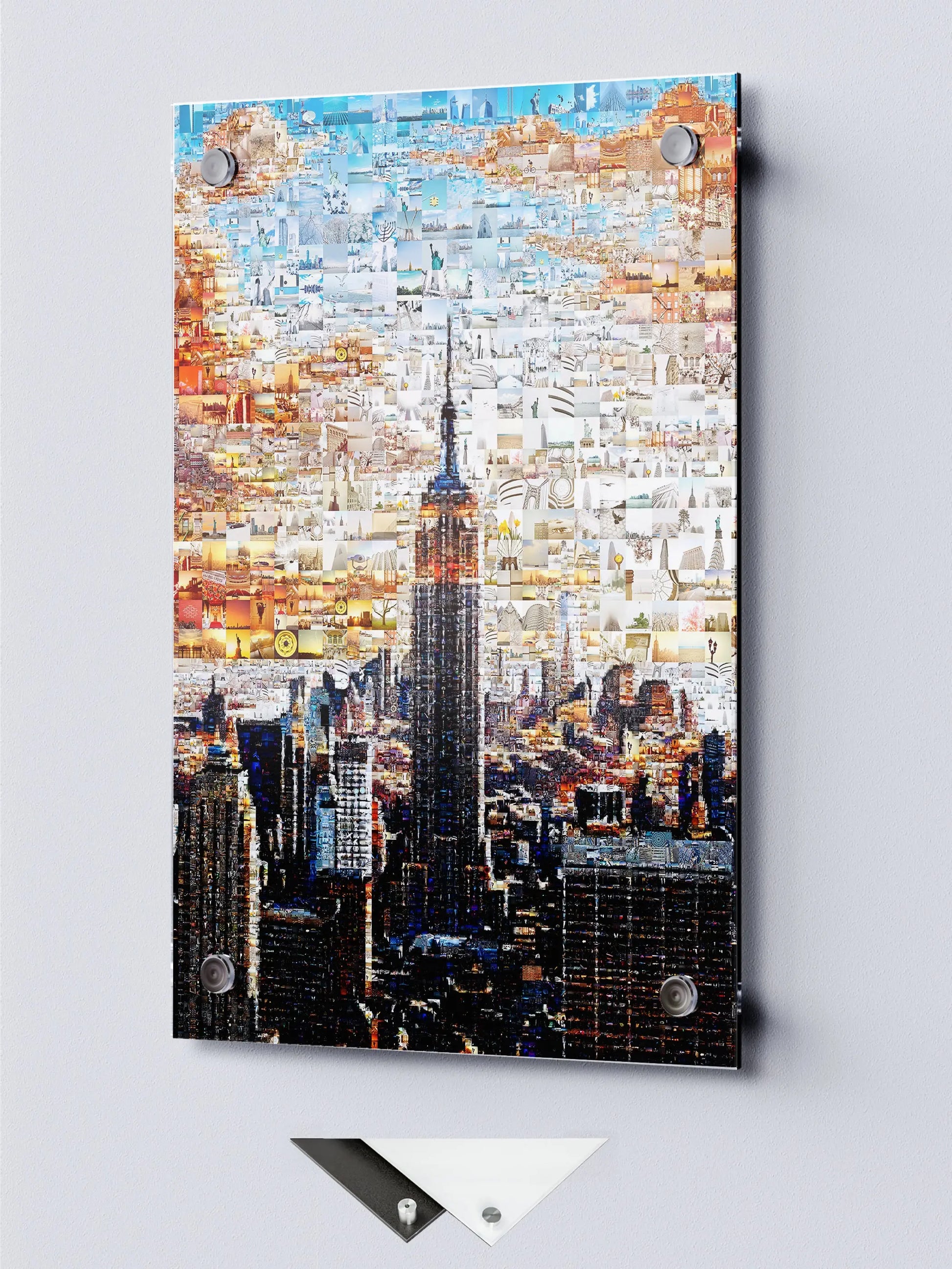 Stunning New York City Mosaic Art - Iconic Skyline & Cultural Collage for Home Decor AtelierMosaics