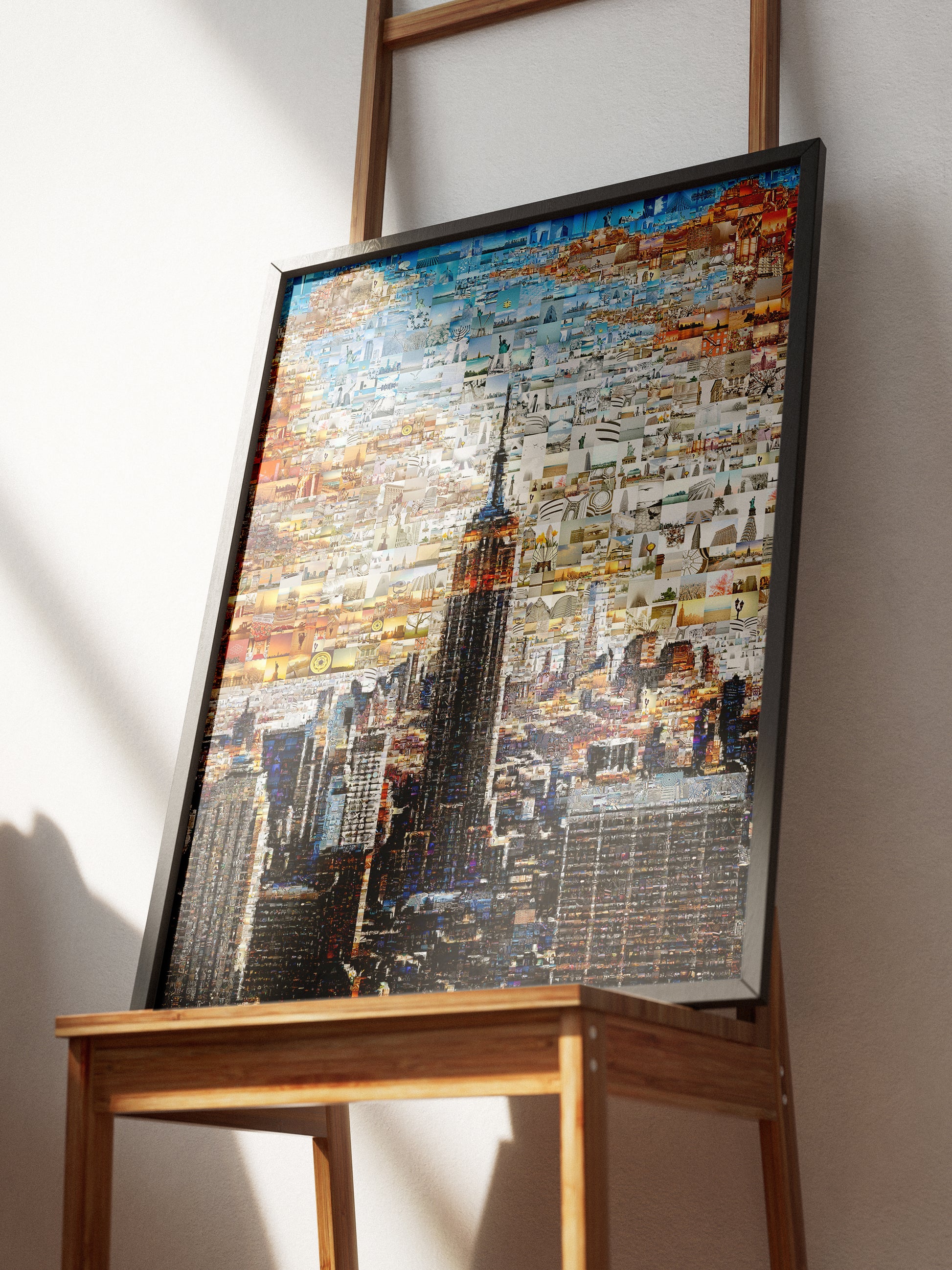 Stunning New York City Mosaic Art - Iconic Skyline & Cultural Collage for Home Decor AtelierMosaics