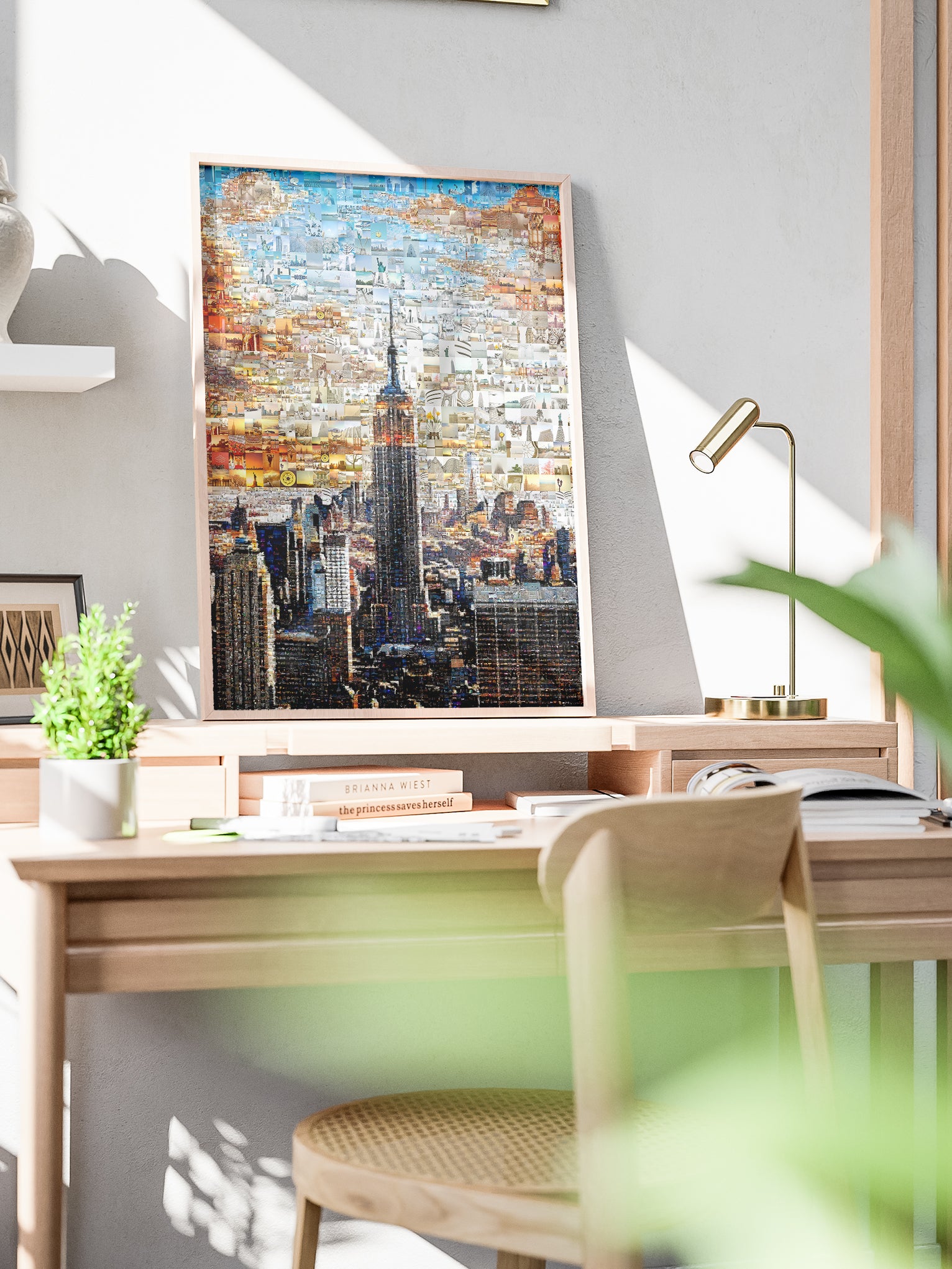Stunning New York City Mosaic Art - Iconic Skyline & Cultural Collage for Home Decor AtelierMosaics
