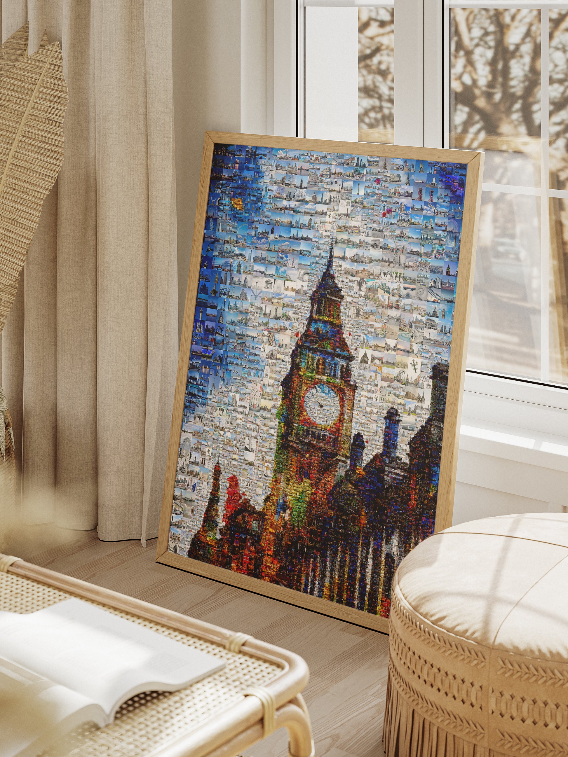 Stunning London Mosaic Artwork Featuring Iconic Landmarks & Cityscapes - Perfect for Home Decor AtelierMosaics