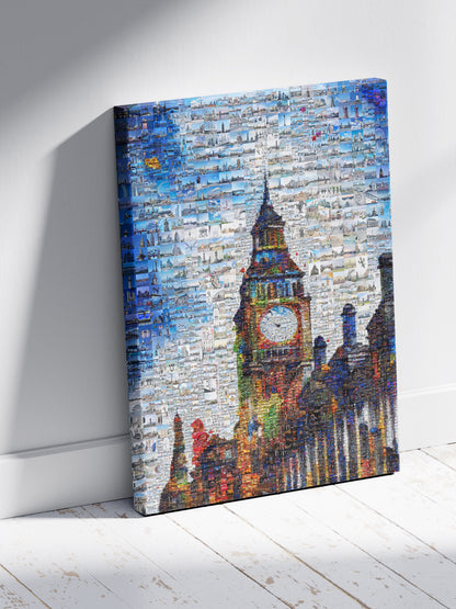Stunning London Mosaic Artwork Featuring Iconic Landmarks & Cityscapes - Perfect for Home Decor AtelierMosaics