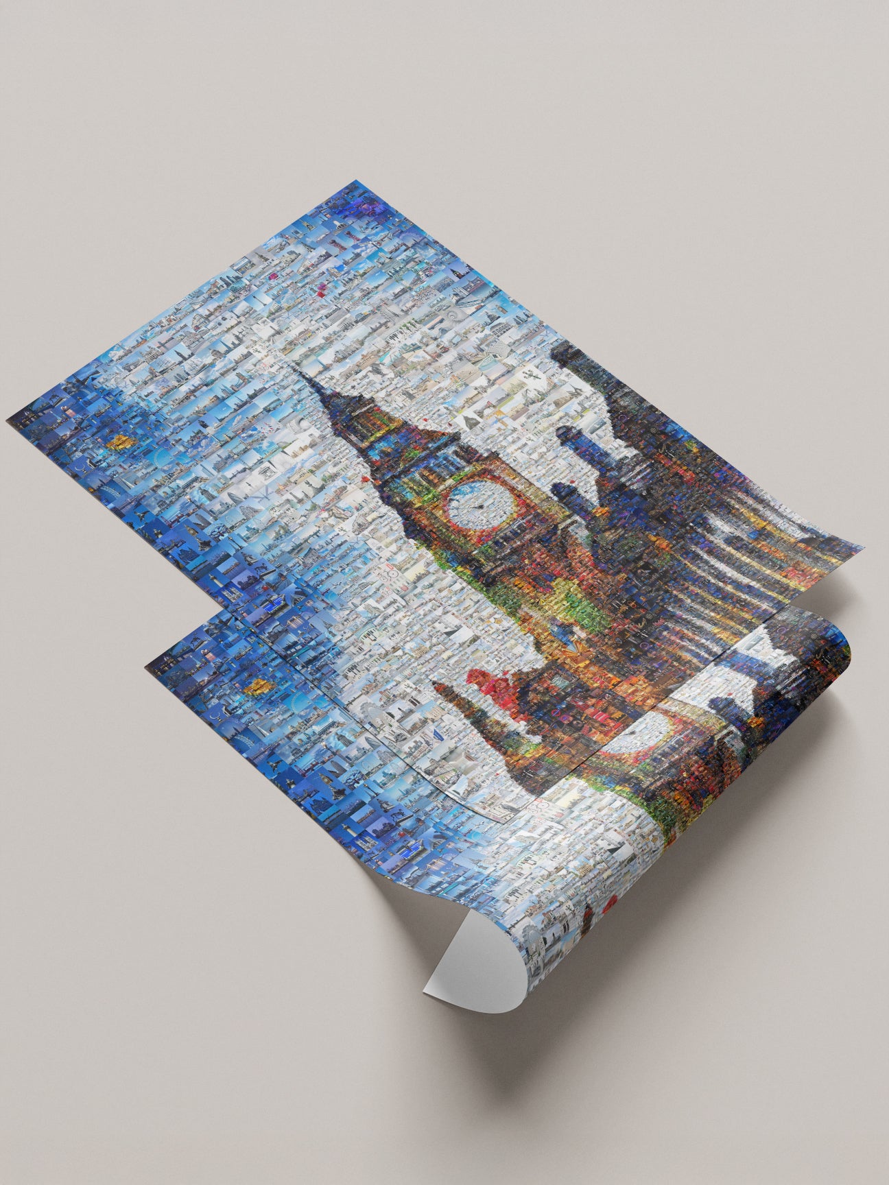 Stunning London Mosaic Artwork Featuring Iconic Landmarks & Cityscapes - Perfect for Home Decor AtelierMosaics
