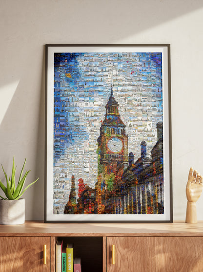 Stunning London Mosaic Artwork Featuring Iconic Landmarks & Cityscapes - Perfect for Home Decor AtelierMosaics