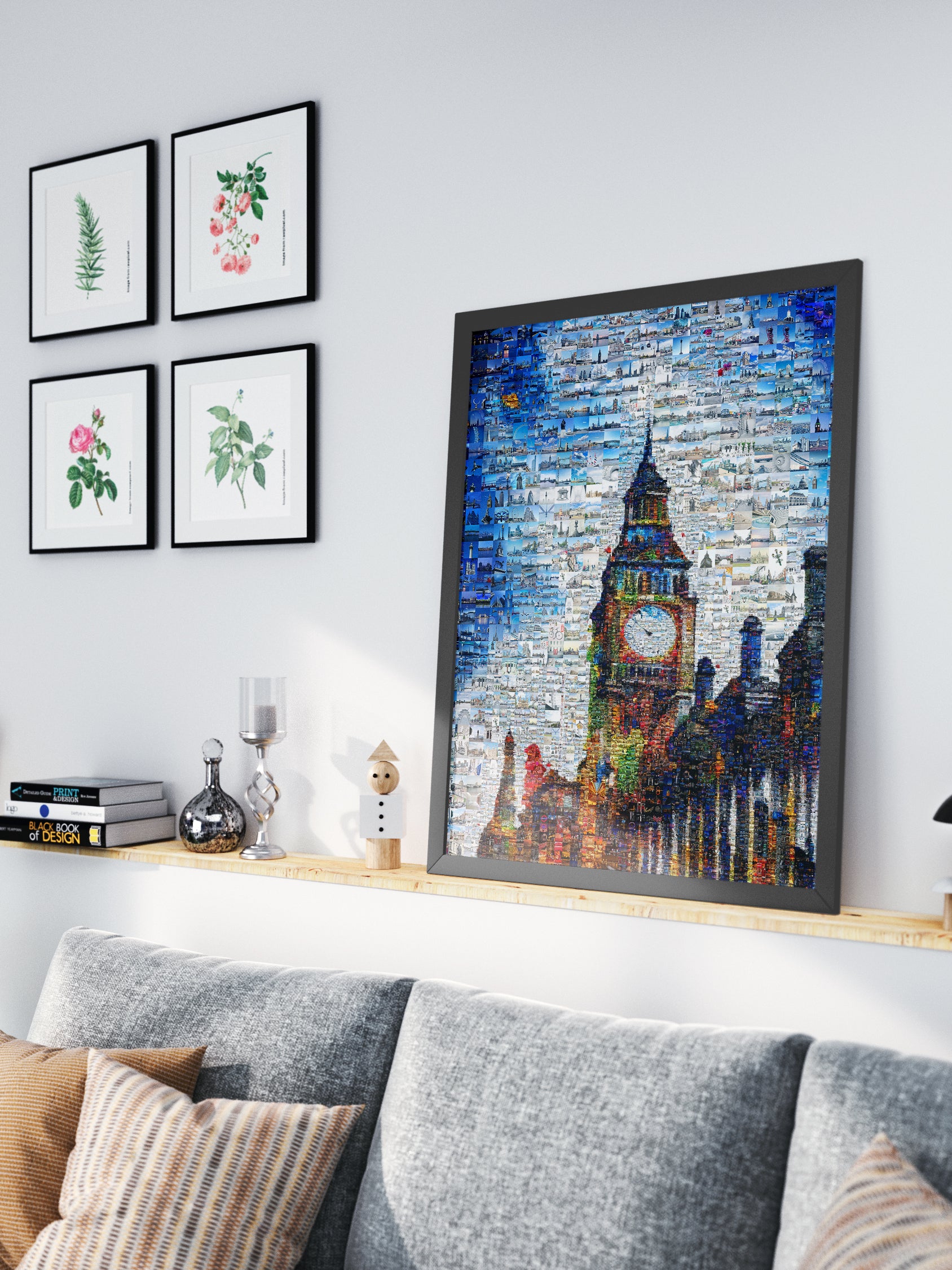 Stunning London Mosaic Artwork Featuring Iconic Landmarks & Cityscapes - Perfect for Home Decor AtelierMosaics
