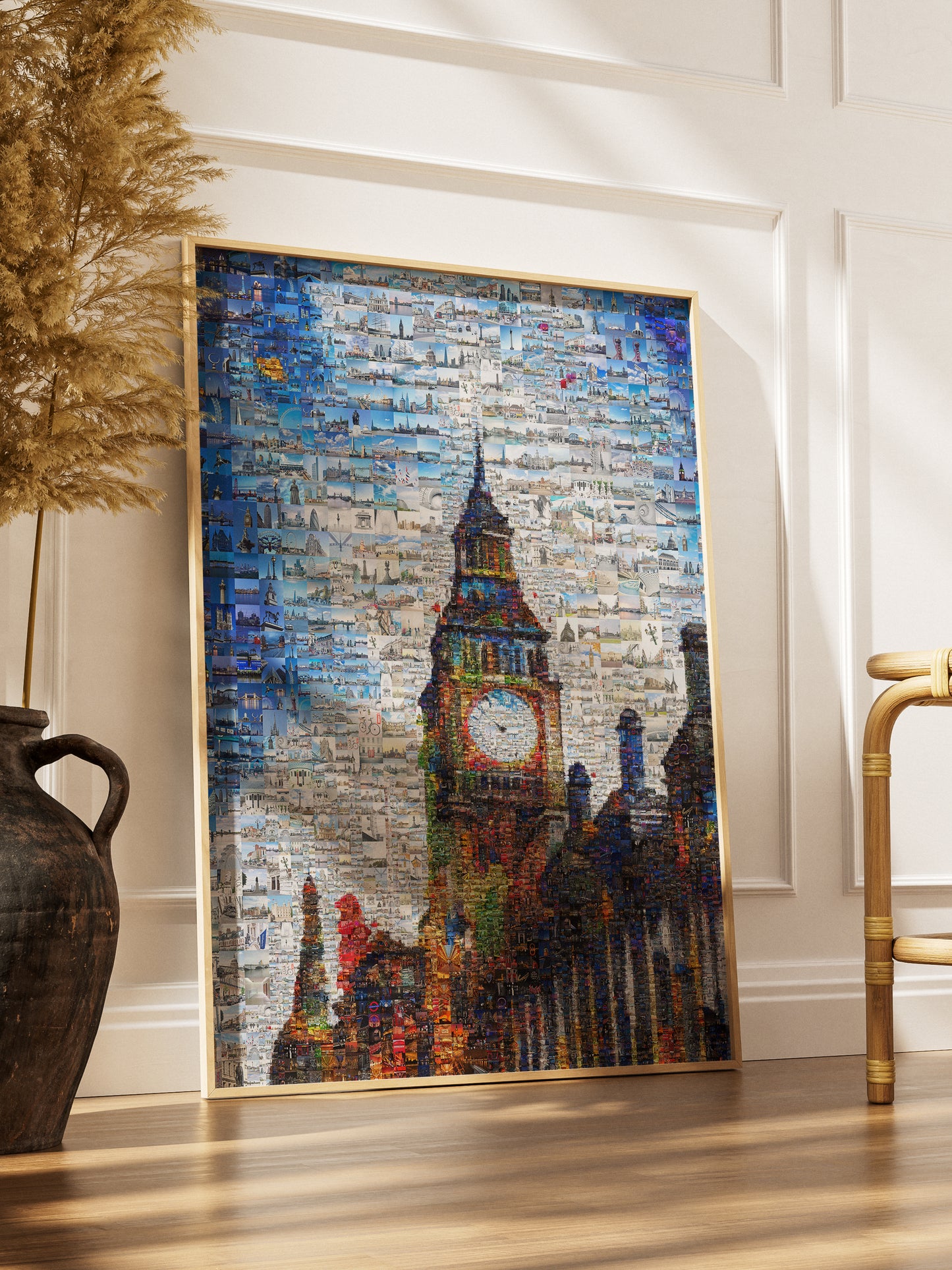 Stunning London Mosaic Artwork Featuring Iconic Landmarks & Cityscapes - Perfect for Home Decor AtelierMosaics