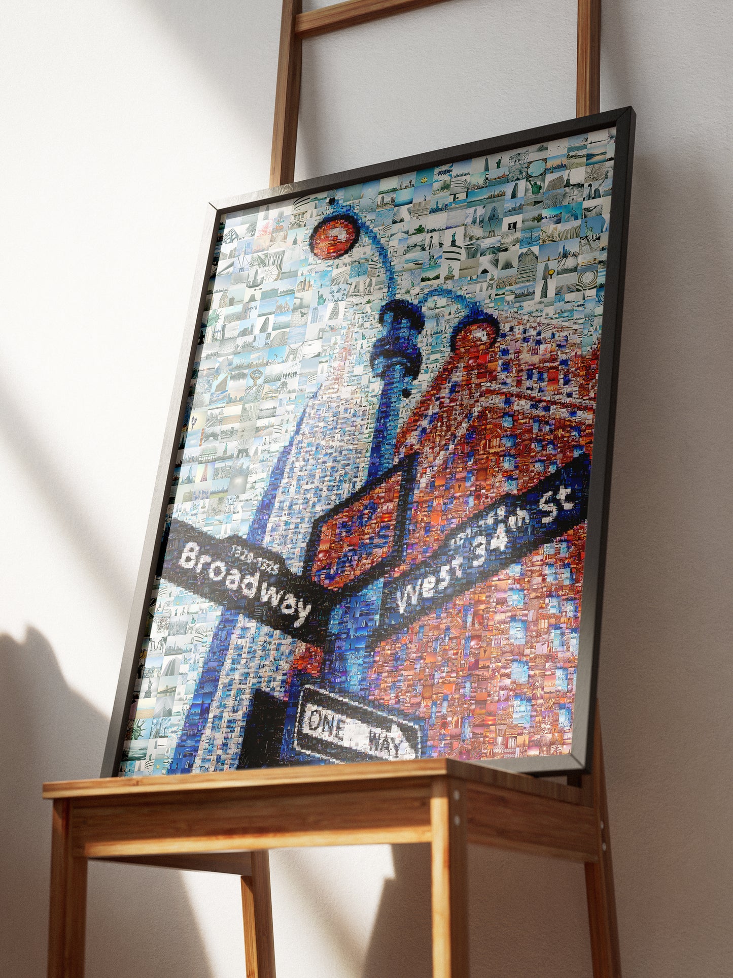 Stunning Mosaic Artwork of Broadway & West 34th St - Unique Urban Art for Home Decor AtelierMosaics