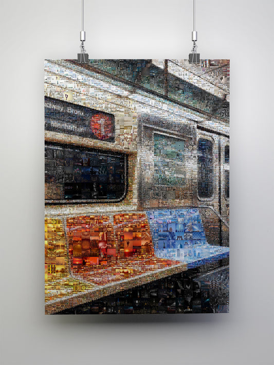 Stunning Mosaic Artwork of Iconic Cityscapes - Perfect for Home Decor and Art Collectors