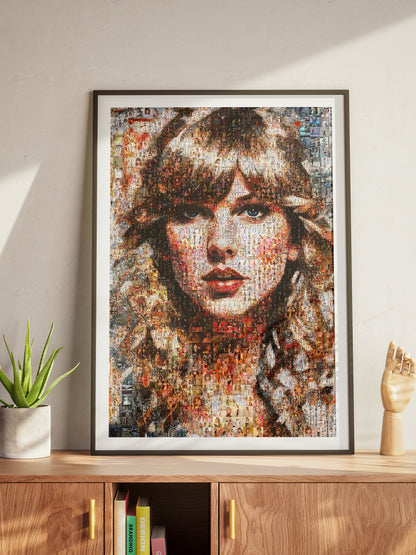 Stunning Taylor Swift Mosaic Artwork - Unique Tribute to a Music Icon AtelierMosaics