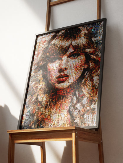 Stunning Taylor Swift Mosaic Artwork - Unique Tribute to a Music Icon AtelierMosaics