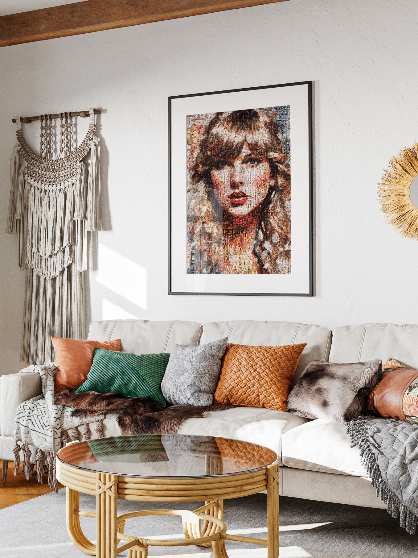Stunning Taylor Swift Mosaic Artwork - Unique Tribute to a Music Icon AtelierMosaics