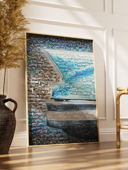 Stunning Mosaic Artwork of Vintage Cars and Audio Equipment - Perfect for Car Enthusiasts AtelierMosaics